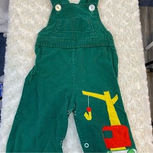 Vintage corduroy bell bottom overalls 18 months